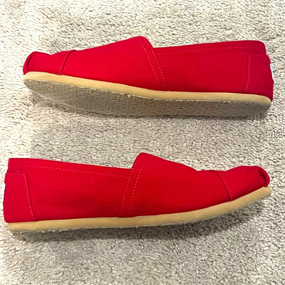 Womens TOMS Alparagata Classic Slip On - Barely worn - Picture 2 of 4